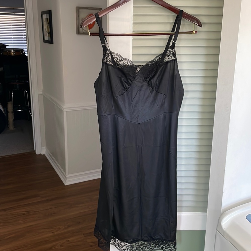 Black Lace Slip